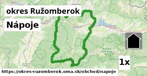 Nápoje, okres Ružomberok