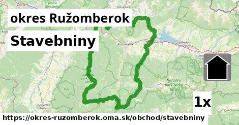 stavebniny v okres Ružomberok