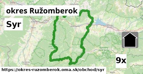 syr v okres Ružomberok