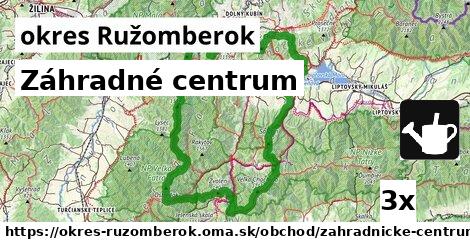 Záhradné centrum, okres Ružomberok