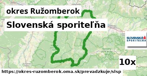 Slovenská sporiteľňa, okres Ružomberok