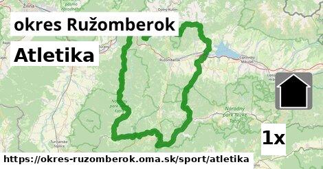 Atletika, okres Ružomberok