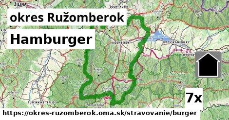 Hamburger, okres Ružomberok