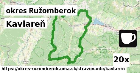 Kaviareň, okres Ružomberok