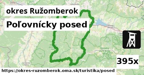 Poľovnícky posed, okres Ružomberok