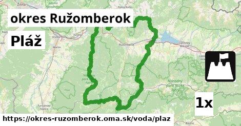 Pláž, okres Ružomberok