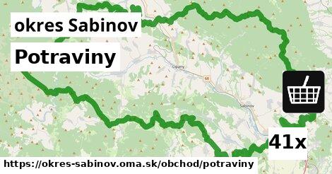 Potraviny, okres Sabinov