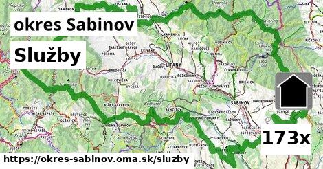 služby v okres Sabinov