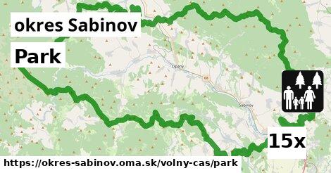 Park, okres Sabinov