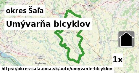 Umývarňa bicyklov, okres Šaľa