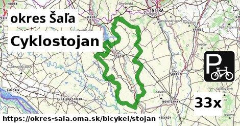 Cyklostojan, okres Šaľa