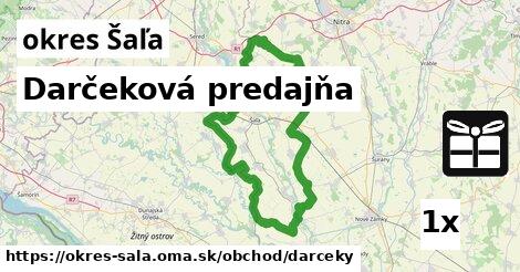 Darčeková predajňa, okres Šaľa