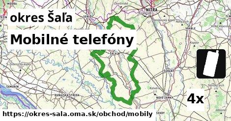 Mobilné telefóny, okres Šaľa