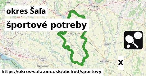 športové potreby, okres Šaľa