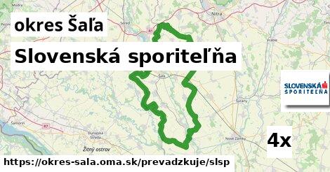 Slovenská sporiteľňa, okres Šaľa