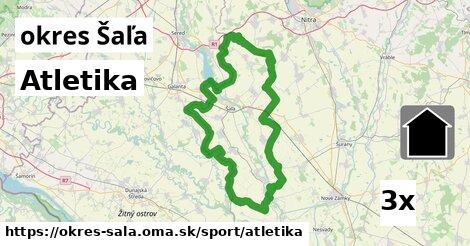 Atletika, okres Šaľa