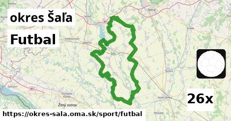 Futbal, okres Šaľa