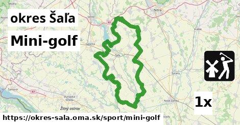 Mini-golf, okres Šaľa