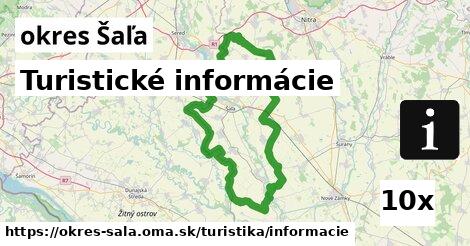 Turistické informácie, okres Šaľa