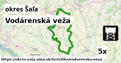 Vodárenská veža, okres Šaľa