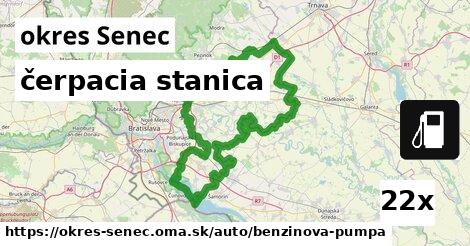 čerpacia stanica, okres Senec