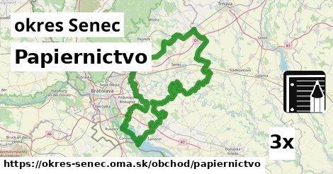 Papiernictvo, okres Senec