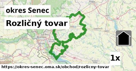 Rozličný tovar, okres Senec