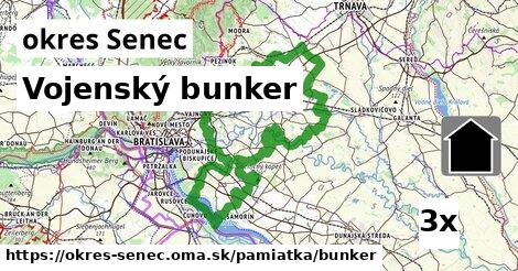 Vojenský bunker, okres Senec