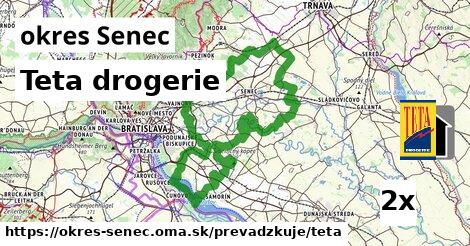 Teta drogerie, okres Senec