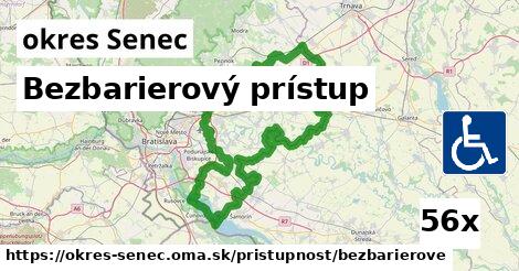 Bezbarierový prístup, okres Senec