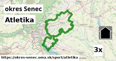 Atletika, okres Senec