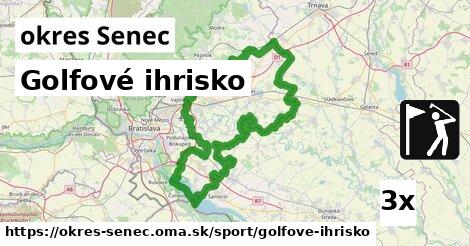 Golfové ihrisko, okres Senec