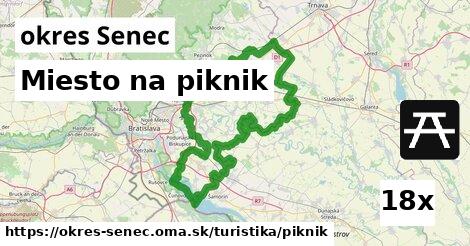 Miesto na piknik, okres Senec