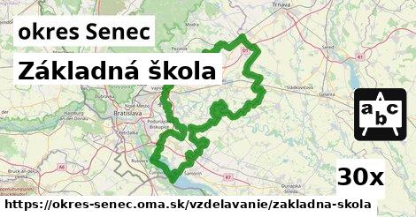 Základná škola, okres Senec