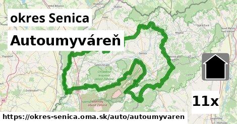 Autoumyváreň, okres Senica