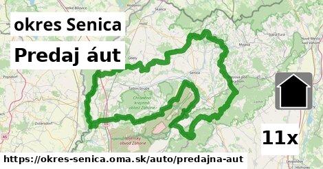 Predaj áut, okres Senica