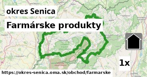 Farmárske produkty, okres Senica