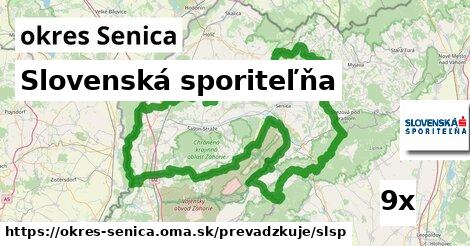 Slovenská sporiteľňa, okres Senica