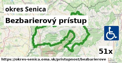 Bezbarierový prístup, okres Senica