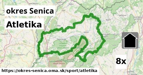 Atletika, okres Senica