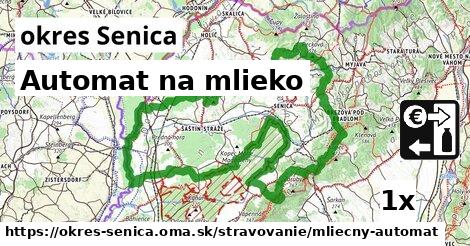 Automat na mlieko, okres Senica