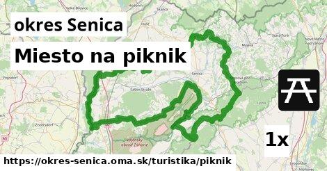 Miesto na piknik, okres Senica