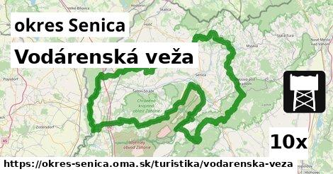 Vodárenská veža, okres Senica