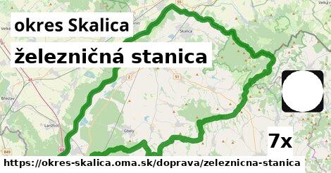 železničná stanica, okres Skalica