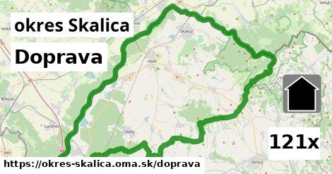 doprava v okres Skalica