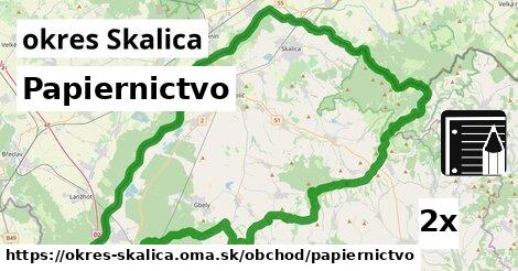 Papiernictvo, okres Skalica