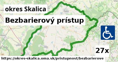 Bezbarierový prístup, okres Skalica