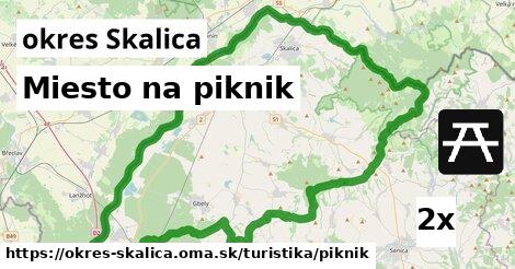 Miesto na piknik, okres Skalica