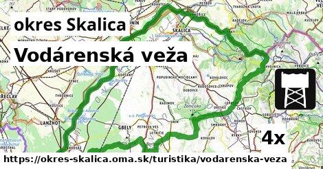 vodárenská veža v okres Skalica