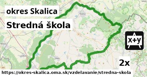 Stredná škola, okres Skalica